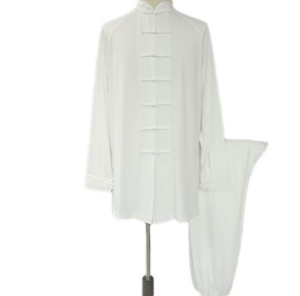 Women Men Tang Kung Fu Suit Outfits Silk Martial Arts Uniform Yoga Tai Chi Sets
