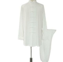 Women Men Tang Kung Fu Suit Outfits Silk Martial Arts Uniform Yoga Tai Chi Sets