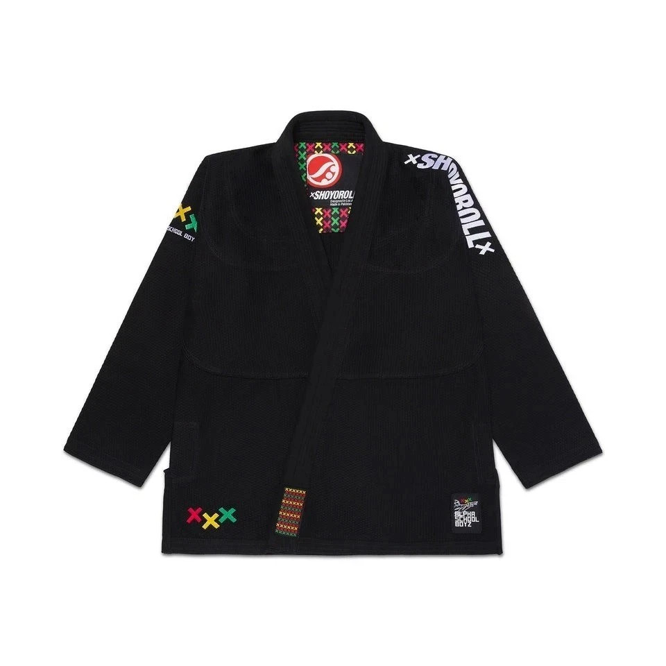 Shoyoroll Batch #30 Like Cheese Retro Kimono Black Jiu jitsu Gis