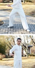 Cotton Kung Fu Tai Chi Clothing Breathable Martial Arts Clothes Taijiquan Wushu