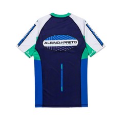 Albino and Preto RNG Comp (Blue) Rash Guard SS Training Short (SET) No Gi Kimono