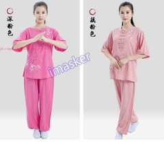 Summer Women’s Tai Chi Suit Kung Fu Costum Morning Exercise Uniform Martial Arts
