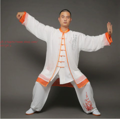 Summer Chinese Tai Chi Linen Uniforms Unisex Wushu Kung Fu Suit Clothing Sets