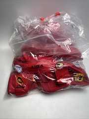 WESING Karate shin and Instep Guard Karate Gloves Approved by WKF red Size Small