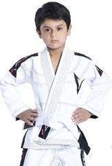 Vector Sports Brazilian BJJ Gi Jiu Jitsue Attila Gear Pants Jacket Belt White K3