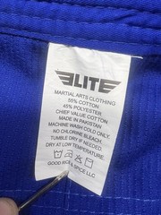 Elite Sports Brazilian Jujitsu GI MMA Blue C3 Set Unisex Martial Arts Youth
