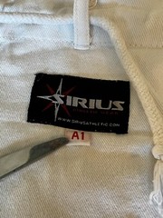 Sirius Athletic Wear Gi and pants Matching A1 jiujitsu jiu jitsu. White No Belt