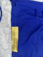 FUJI X ALLIANCE SEKAI BJJ GI BLUE SIZE A2 BOTTOMS PANTS ONLY