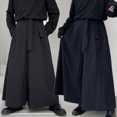 Men Hakama Harajuku Kimono Samurai Pants Men Casual Wide Pants Men Chinese Style