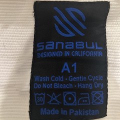 Sanabul Martial Arts Core Brazilian Jiu Jitsu Gi Size A1 White And Blue
