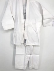 Unisex Youth’s 3pc Tiger Claw Gi All White Belt MartialArt JiuJitsu Size 1 100lb