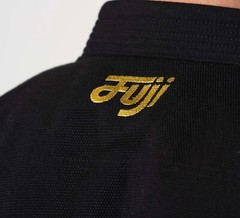 Fuji Sports Flow Tech Breathable Mens BJJ Jiu Jitsu Gi JiuJitsu Black/Gold