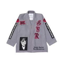Shoyoroll Yooga Wiz Flame Grey BJJ Gi Jiu Jitsu Kimono 450 GSM