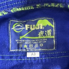 Fuji Suparaito Jiu Jitsu Gi Kimono Mens Large Blue A3 BJJ Jacket Pants Set