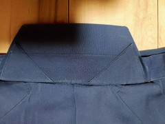 Japanese Kendo Hakama Pants Kimono Size 25 Length 37.7in Dark Blue