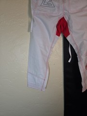 Gracie Barra Equipe Storm White Jiu-Jitsu Gi Pants Only Uniform Size A0 Karate