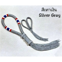 Mongkol Prajiat Muay Thai Set Tranditional Boxing Color Silver-Gray Handmand Hea