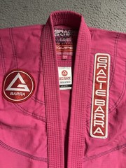 Gracie Barra Equipe GB Edition Lite Kimono Brazilian Jiu-Jitsu Gi PINK Youth Y3