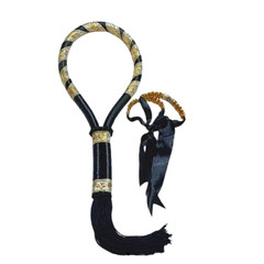 Premium Boxing Mongkol Color Black Sliver Prajiat Set Tranditional Muay Thai Ha