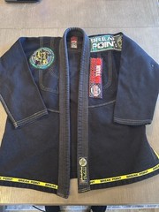 Break Point Deluxe BJJ Gi Jacket A2 Black Competition Team Jiu Jitsu Kimono