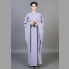 Shaolin Monk Buddhist Costume Women Buddhist Monk Robes Uniform Zen Clothing