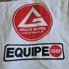 Gracie Barra Equipe GB Edition BJJ Gi Kimono Top Jacket White Adult A3 Jiu Jitsu