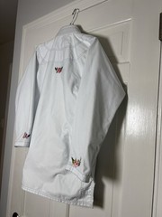Ultimate Jiu-Jitsu Ultimate Fight Gear White w/Pink Flowers Jacket Size A0