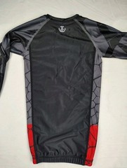 Youth Jiu Jitsu World League Gi Small Workout Shirt Red Black Gray
