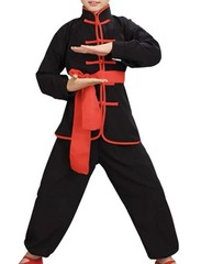 Kids King-Fu Chinese Martial Arts 3 Piece Set Size 120/US 6-7 Years