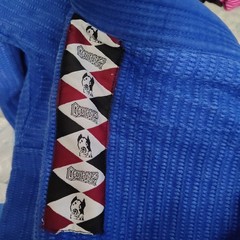 Gameness brand Brazilian Jiu-Jitsu blue jacket adult A2 Very Good Gondition