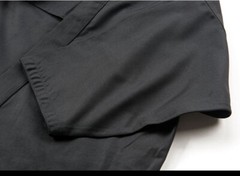 IAIDO narrow SLEEVE Black GI small sleeves Tetron jacket japanese kimono top gi