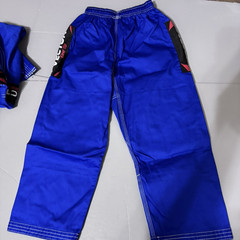 Vector Sports Attila Series Kids K2 Brazilian Jiu Jitsu Blue Full Set New