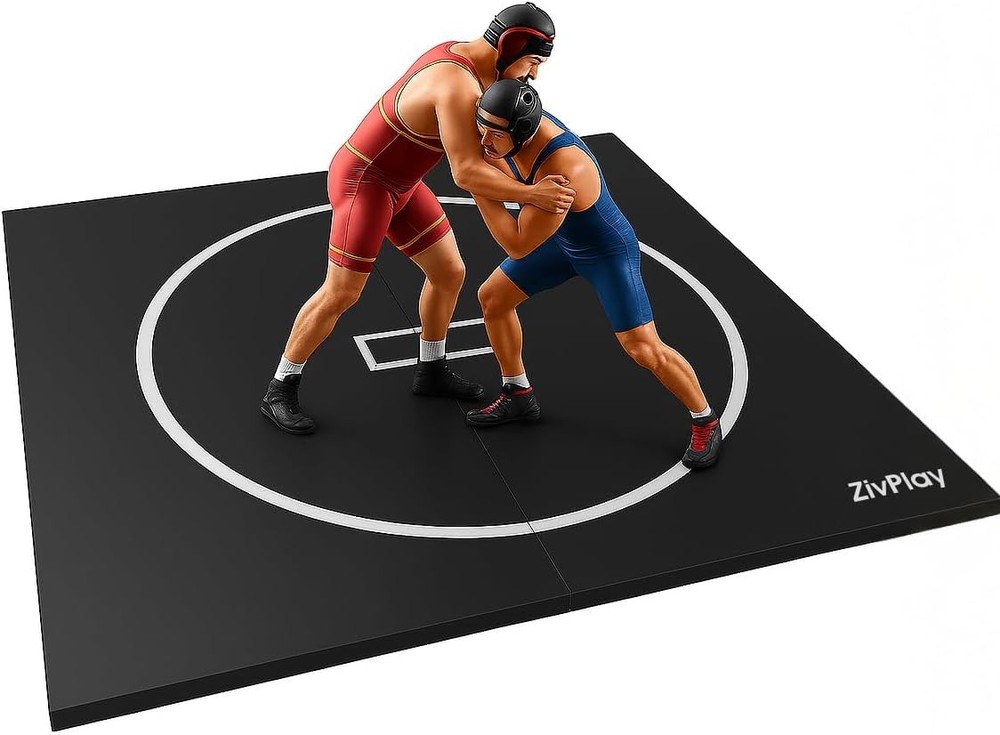 Black 10×10 Mat Wrestling BJJ 3cm