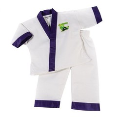 Century Martial Arts Lil Dragon Karate Uniform White Belt Sz 2 (child 10-12)