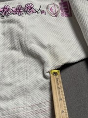 Fuji Kimono Champion Jacket W1 Cherry Blossom Jiu-Jitsu Gi Embroidered Cancer