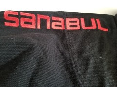 Sanabul Jiu Jitsu Gi Adult A0 Brazilian BJJ Kimono Jacket MMA Black Top Only