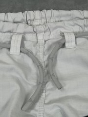 Gracie Jiu-Jitsu BJJ Gi Pants A2 Medium White Mens Adult Jiu-Jitsu 100% Cotton