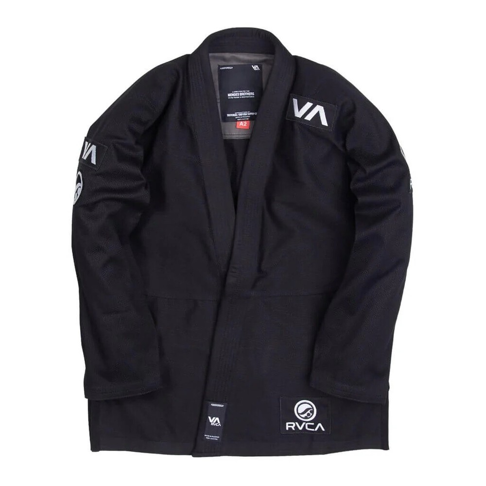 Shoyoroll Batch 60 RVCA V2 Black JIU JITSU Kimono RVCA II 450GSM With Bag