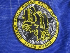 Break Point Jiu Jitsu Gi Boys K1 Blue Yellow BJJ Kimono Set MMA Youth
