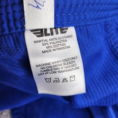 Elite Gi Kimono Jacket Adult A4 Blue MMA Jiu Jitsu (Jacket Only)