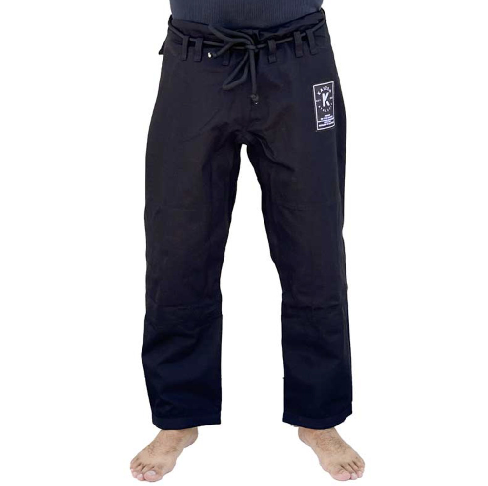 Black BJJ Gi Pants by Kaizen Athletic Brazilian Jiu-Jitsu