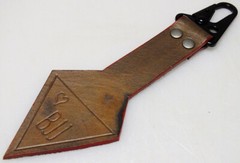 Genuine Leather Key Chain – Jiu Jitsu Theme – Heavy Duty – Unique Design