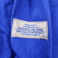 Elite Gi Kimono Jacket Adult A4 Blue MMA Jiu Jitsu (Jacket Only)