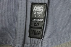 Venum Contender Youth Size C0 Gray Official Jiu Jitsu