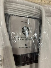 NEW! Chaos and Order Base Label A3 BJJ Jiu Jitsu Gi Kimono, 350 GSM – White