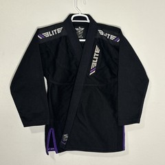 Elite Sports BJJ Jiu-Jitsu Gi Jacket Kimono Top A2 Black/Purple