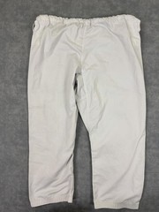 Gracie Jiu-Jitsu BJJ Gi Pants A2 Medium White Mens Adult Jiu-Jitsu 100% Cotton