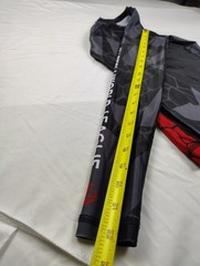 Youth Jiu Jitsu World League Gi Small Workout Shirt Red Black Gray