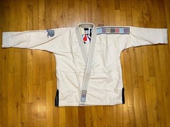 Custom Made Albino Preto BJJ Gi -| Jiu-Jitsu Kimono 450 GSM | Top Quality BJJ Gi