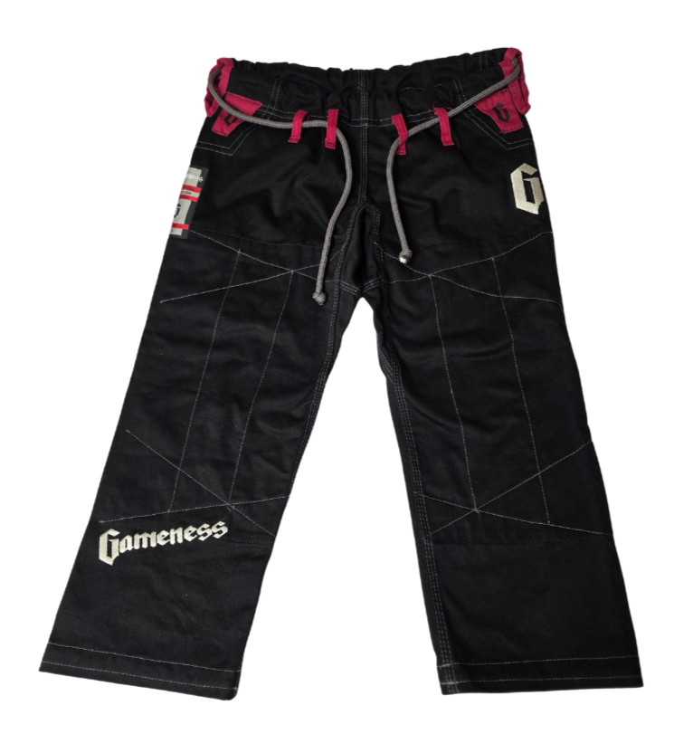 Gameness Size 00 Pearl 2.0 Professional Fightwear Pants Black
